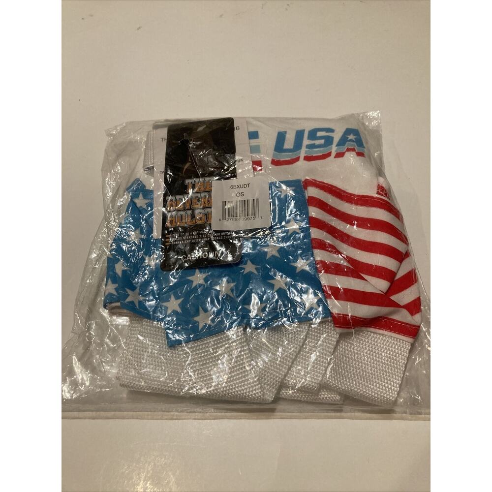 Fourth of July USA Americana Patriotic Beverage Beer Belt Red White Blue 48”